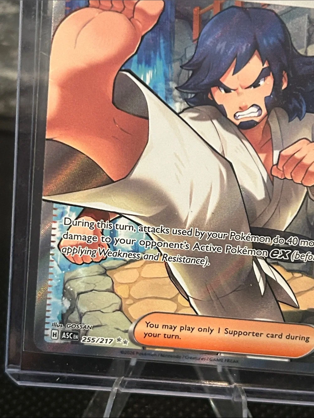 Pokemon Black Belt’s Training 255/217 Full Art Trainer Holo from Ascended Heroes
